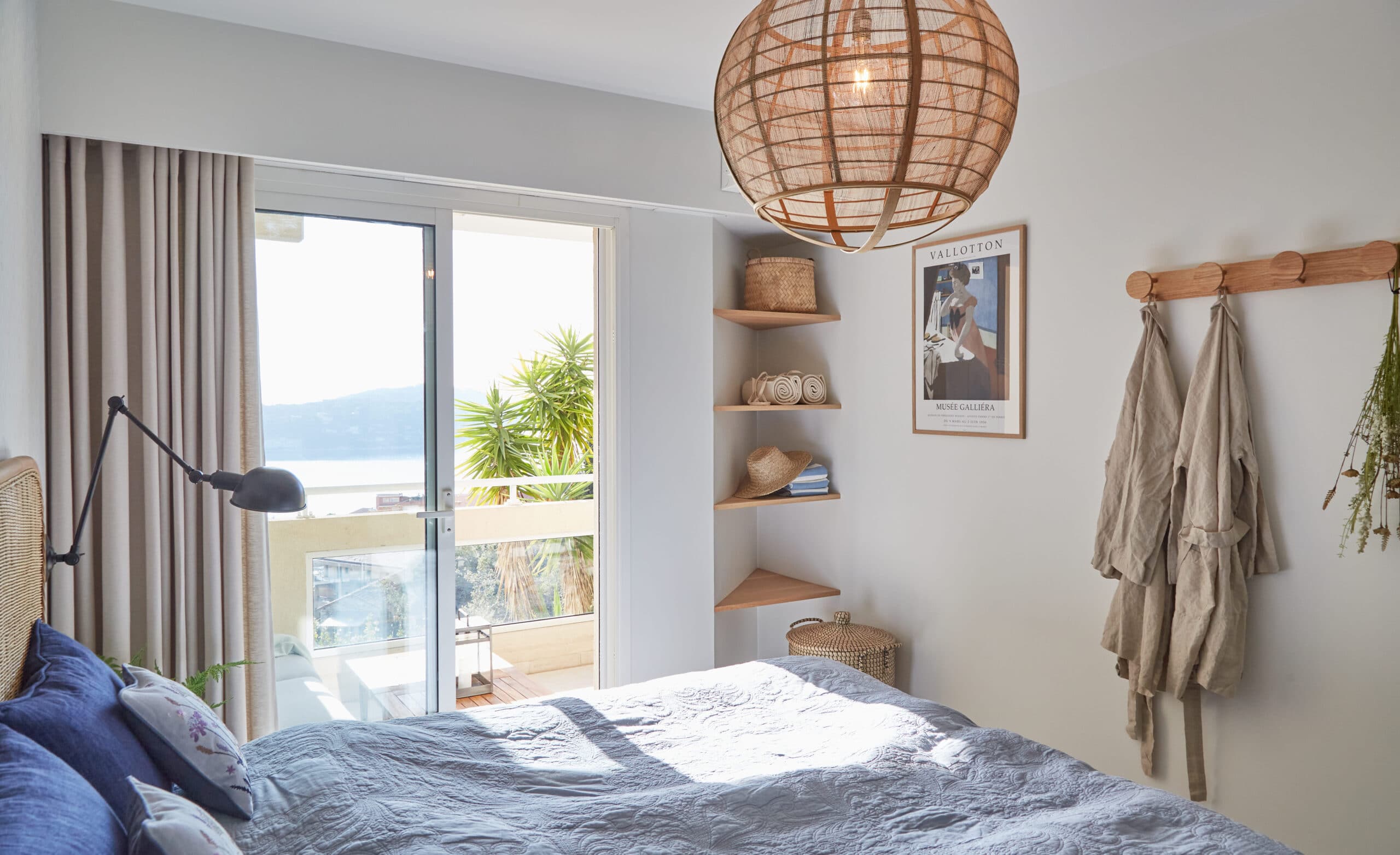 Villefranche apartment holiday home bedroom terrace