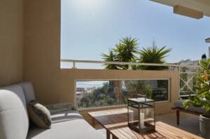 Villefranche apartment holiday home terrace view