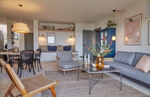 Villefranche apartment holiday home living area