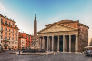 Pantheon fountain Rome