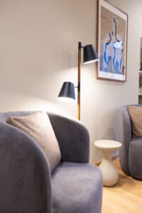 Rome apartment holiday home living area Sofacompany chairs