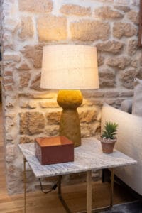 Rome apartment holiday home living room sofa table lamp