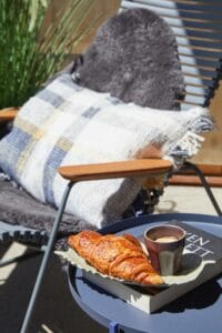 Megeve Chalet apartment balcony