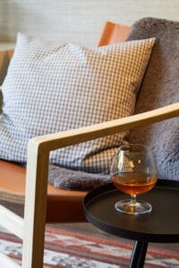 Megeve Chalet apartment living room chair