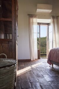 bedroom bed view vineyard antique closet