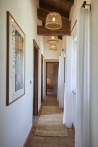 Piedmont Italy house hallway bedroom lamps