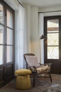 Piemonte Italy holiday house House Doctor chair Bloomingville pouf