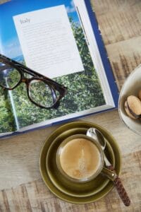 House Doctor table recycled coffee mugs