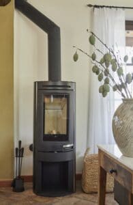 Piemonte Italy holiday house fireplace