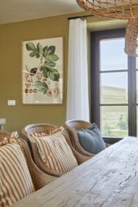 Piemonte Italy holiday house Chic Antique chair Christiansen & Co table