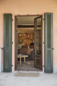Piedmont Italy house living room kitchen