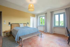 Piedmont Italy vacation home bedroom