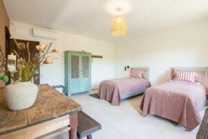 Italy Piedmont vacation home bedroom