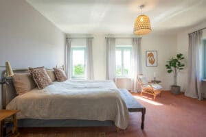 Italy Piedmont vacation home bedroom