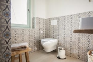 Italy Piedmont holiday home bathroom
