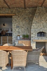 Piedmont Italy house terrace