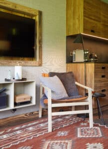 Megeve apartment chalet holiday home living room