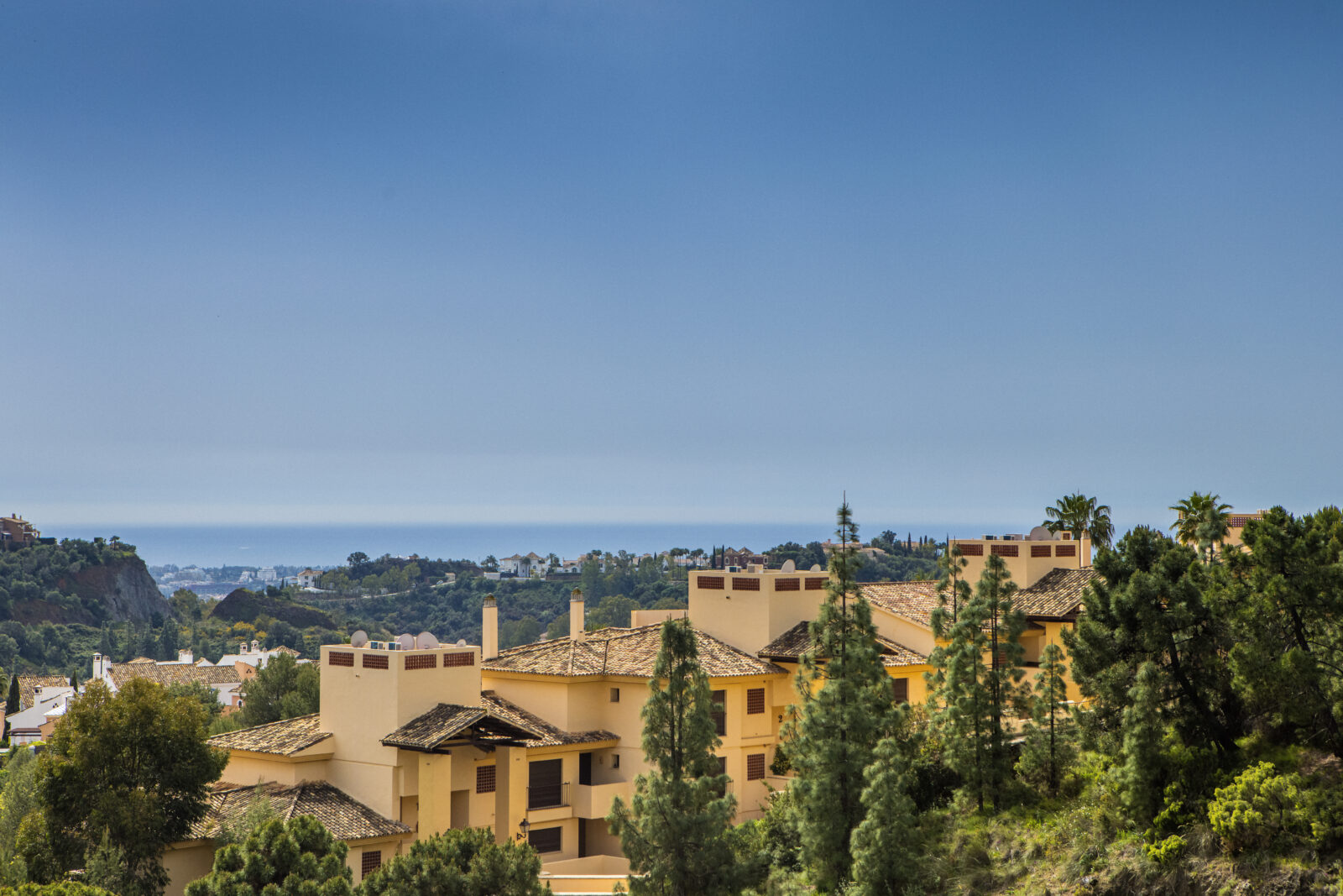 Marbella view cityview city nature vacation ocean houses trees south spain spanish