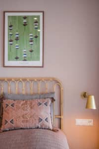 Mallorca apartment holiday home bedroom Poster & Frame poster