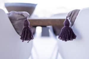 Mallorca apartment holiday home interior design pillows