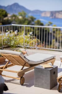 Mallorca apartment holiday home terrace sun lounger
