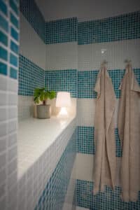Villefranche holiday home apartment shower