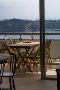 Villefranche holiday home balcony view