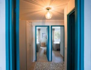 Villefranche apartment hallway bedrooms