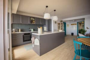 Villefranche holiday home apartment kitchen area