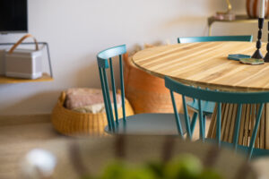 Villefranche holiday home apartment dining table