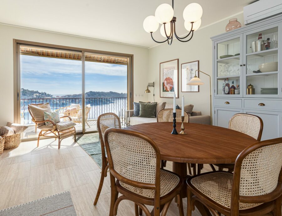 villefranche-sur-mer holiday home living room view